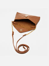 Bolsa em Couro Floater Bag Caramelo